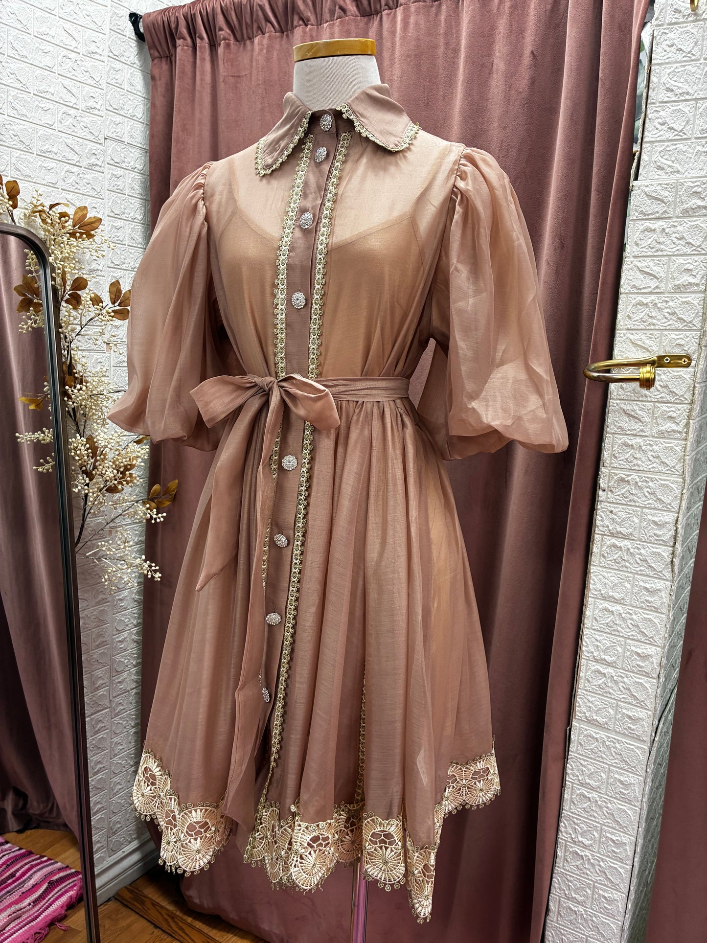 Beige dress