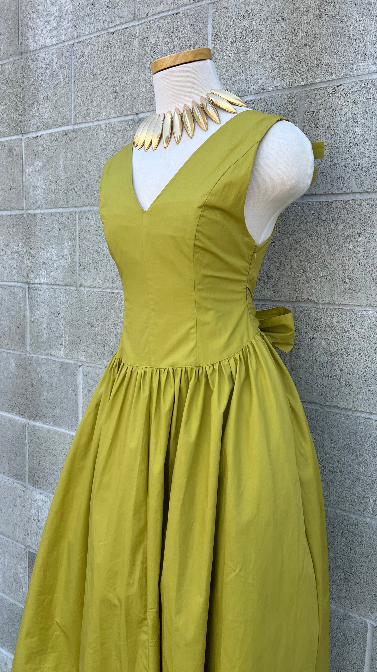 Green dress