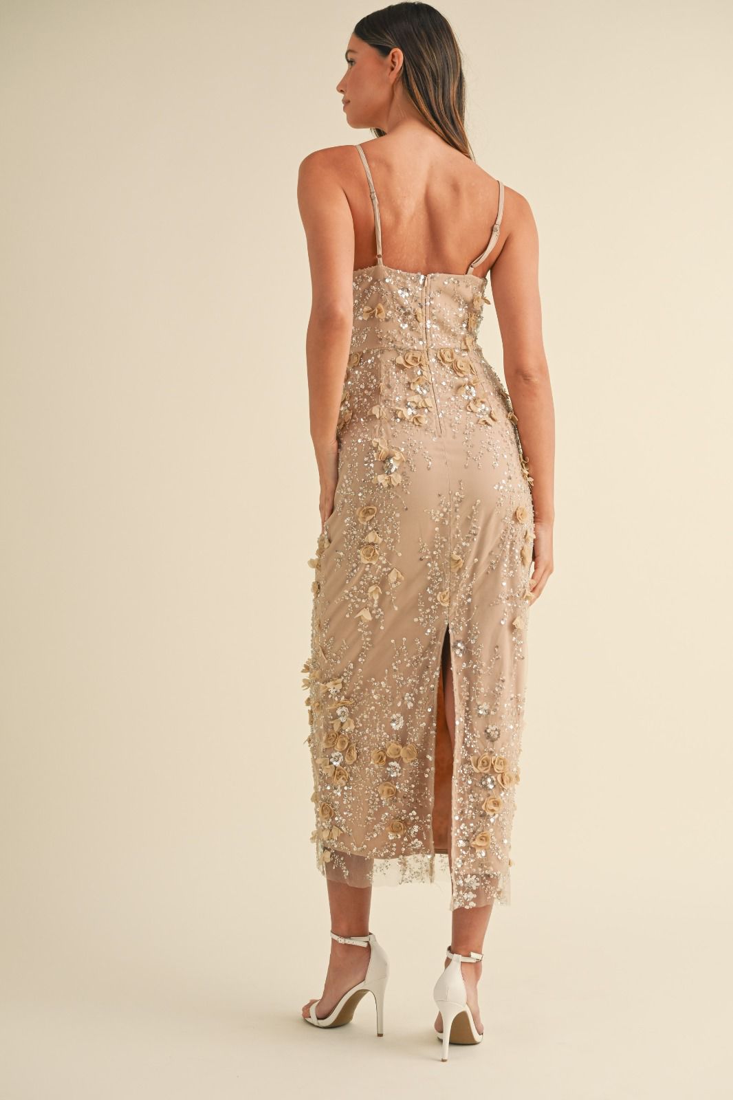 Golden Bloom Dress