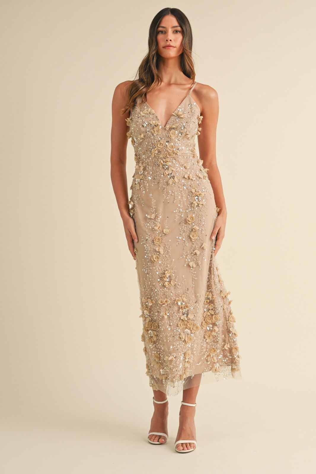 Golden Bloom Dress
