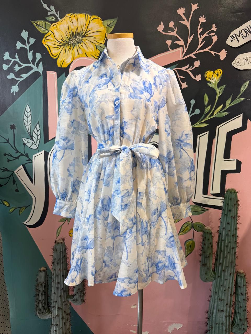 Blue Bloom Dress