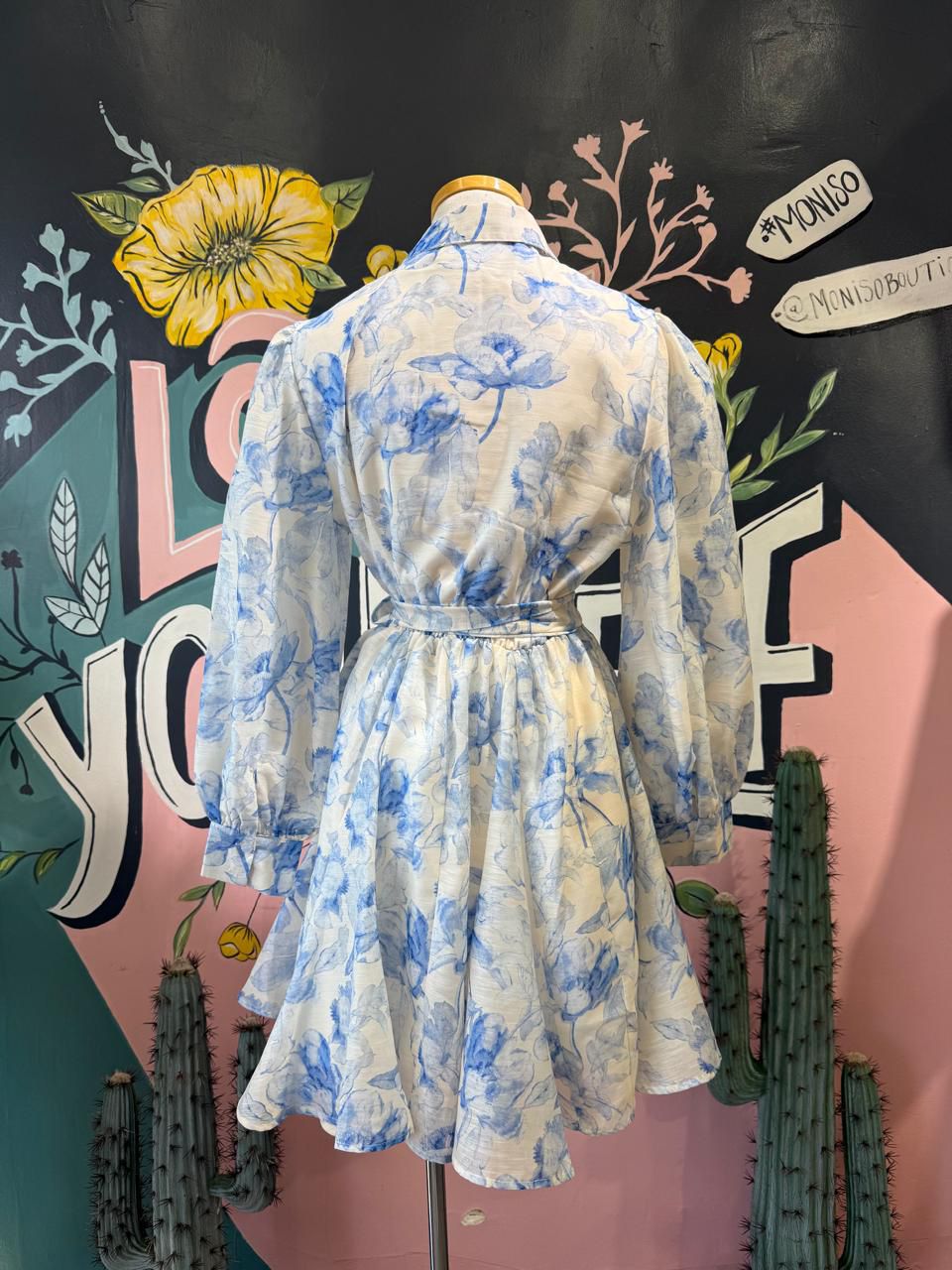 Blue Bloom Dress