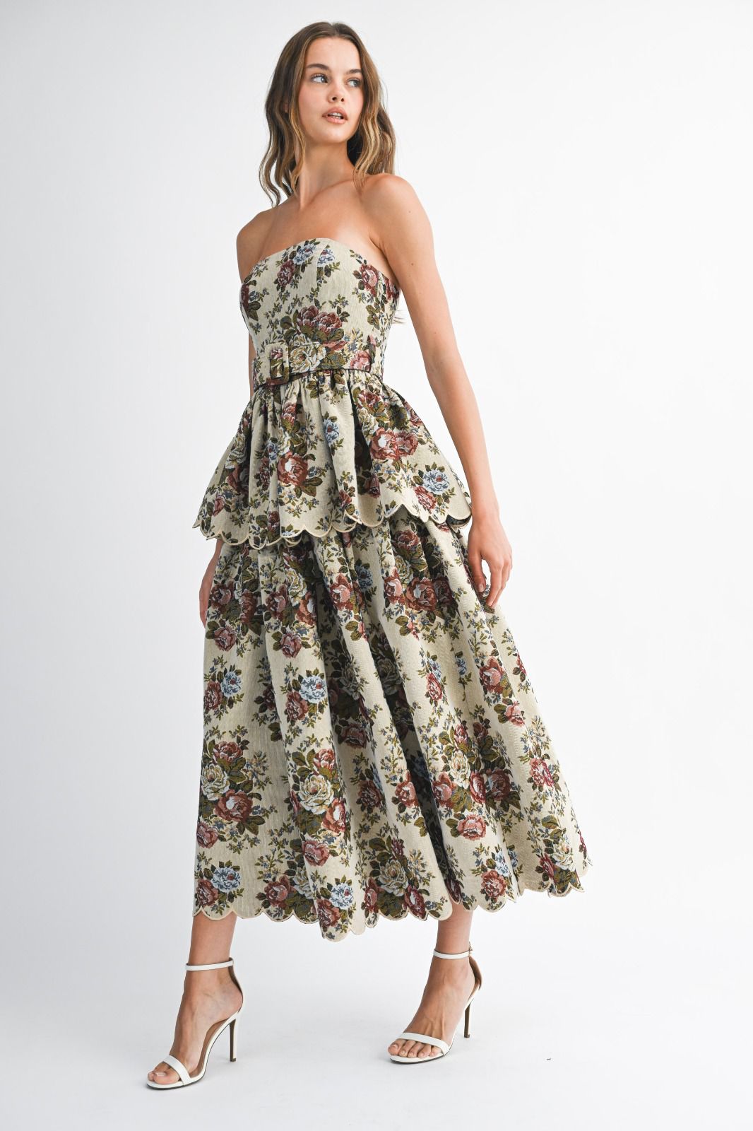 Vintage Petals Dress