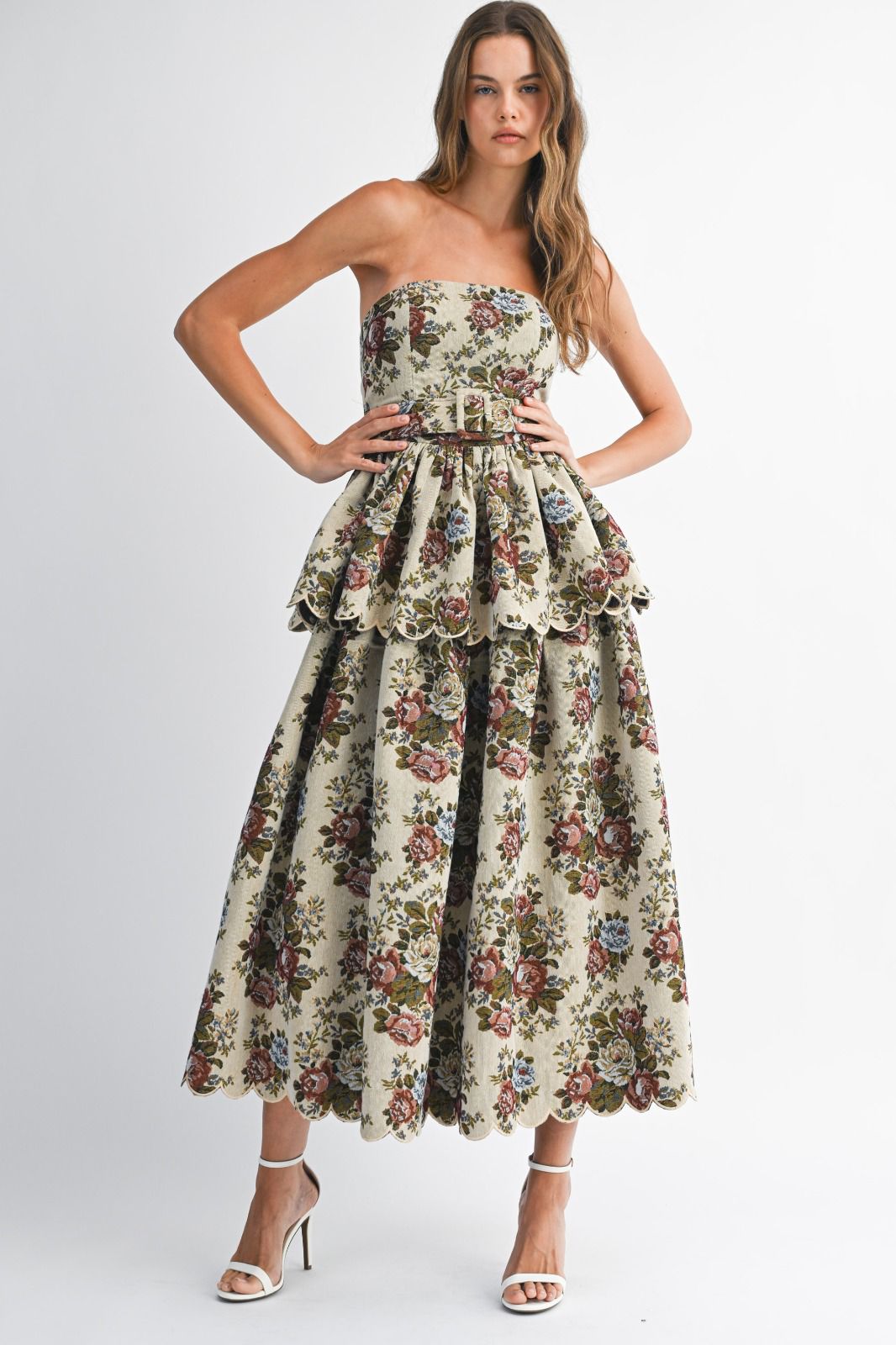 Vintage Petals Dress