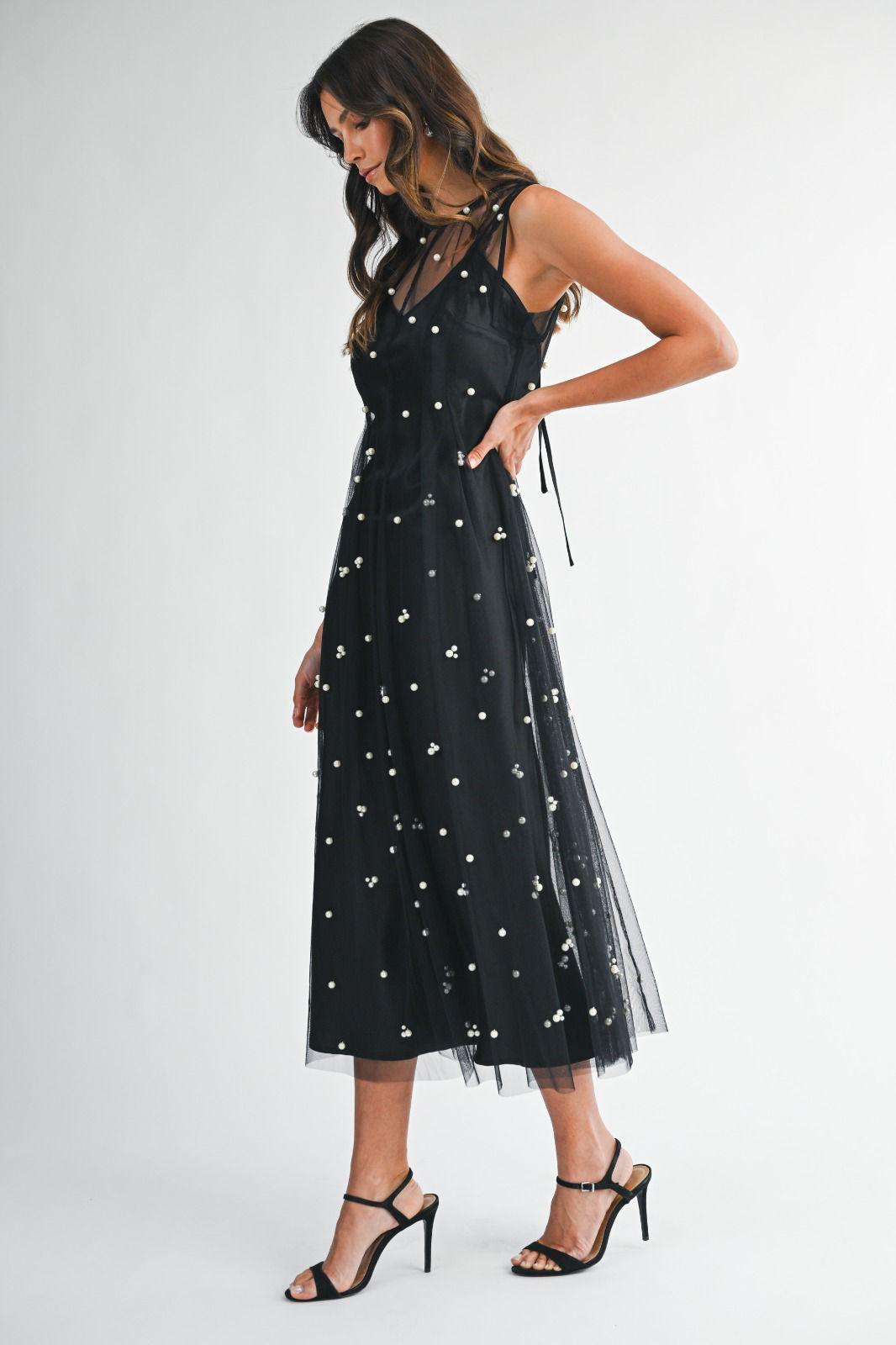 The Celeste Noir Dress