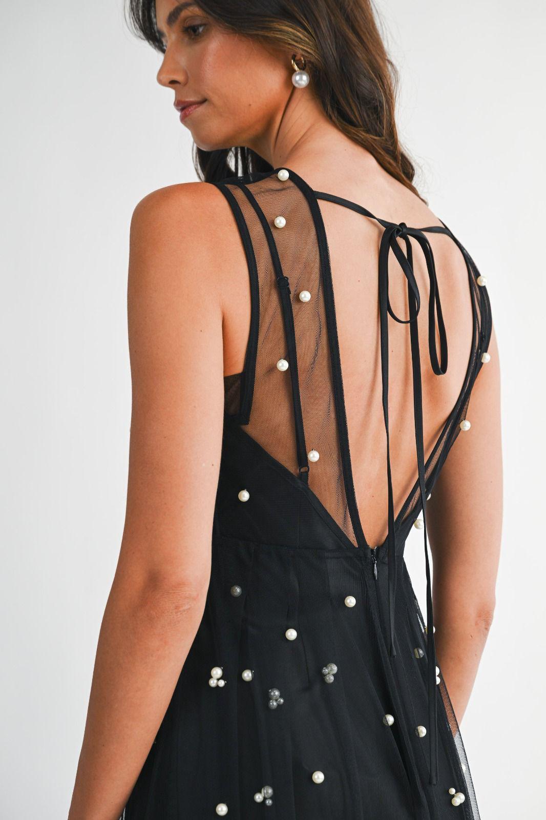 The Celeste Noir Dress
