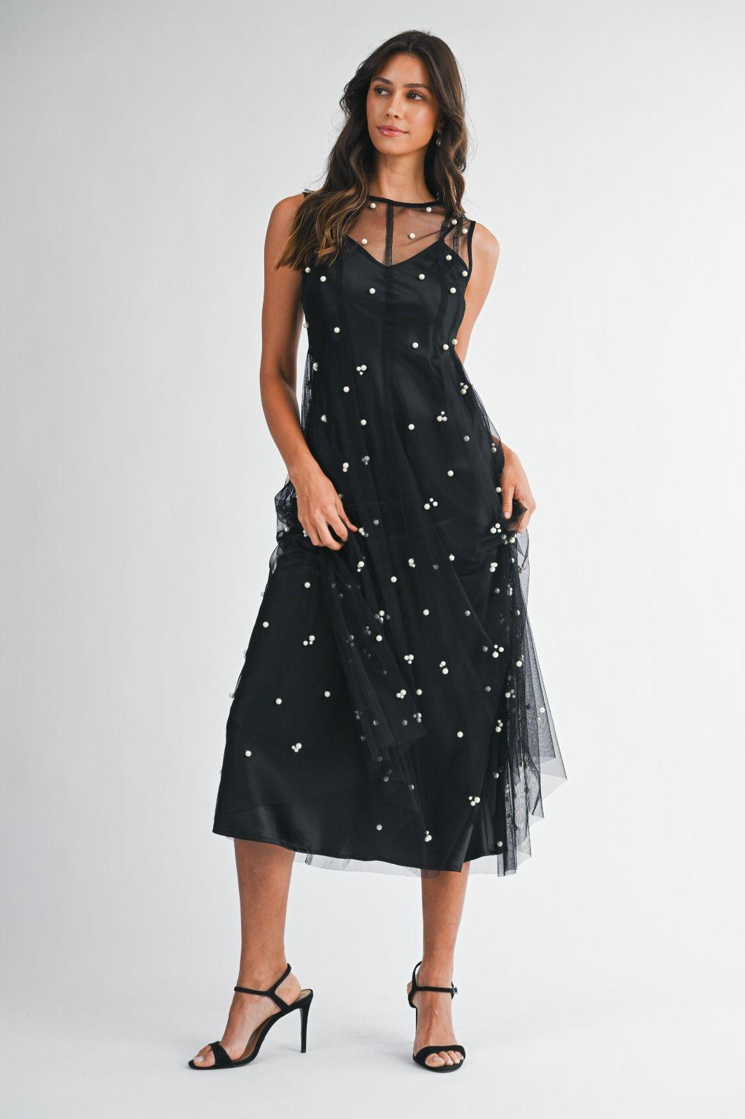 The Celeste Noir Dress