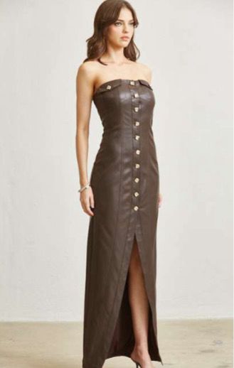 The Coco Leather Dress