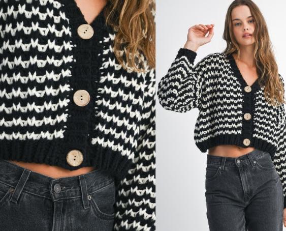 Nordic Noir Cardigan