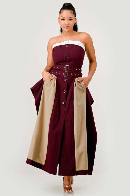 The Bordeaux Muse Dress