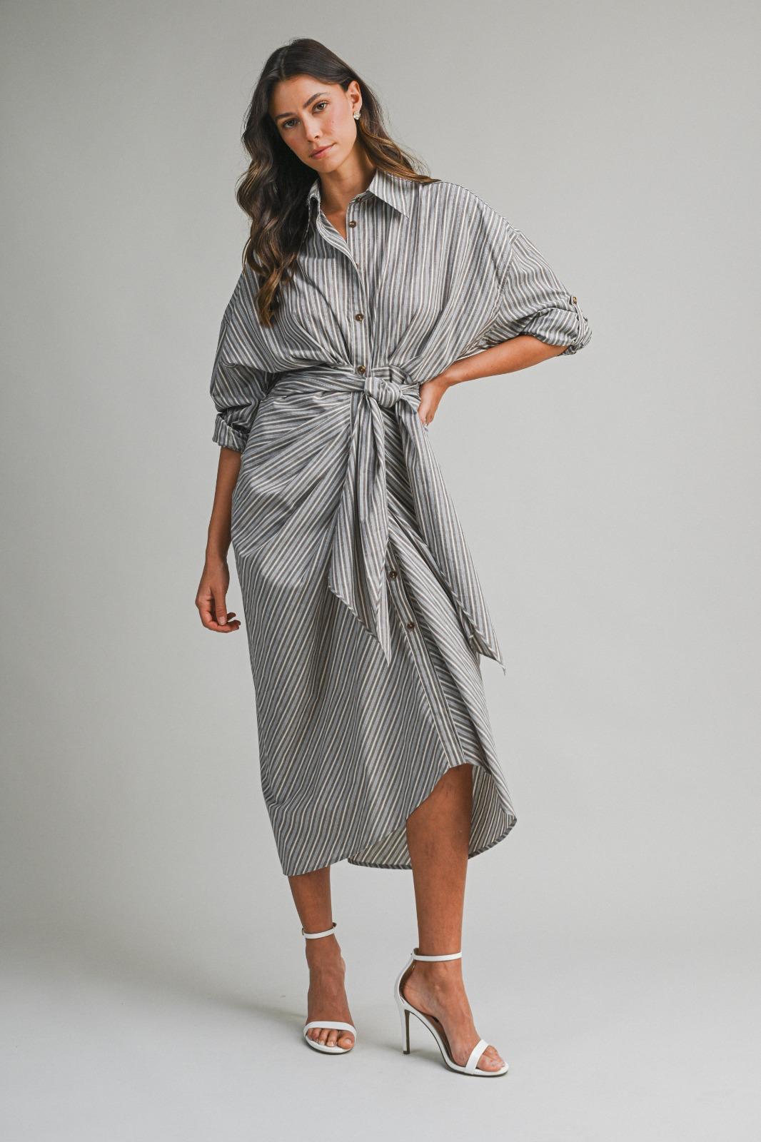 The Striped Muse Dress