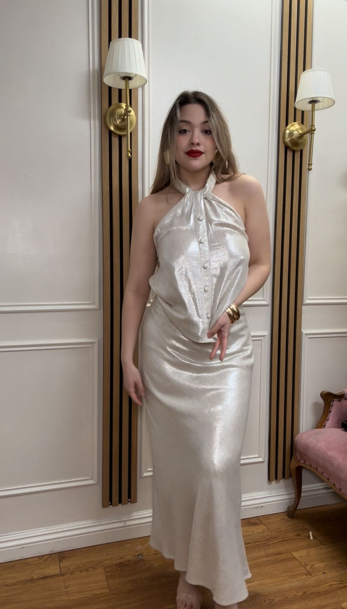 Ivory Silk Dress