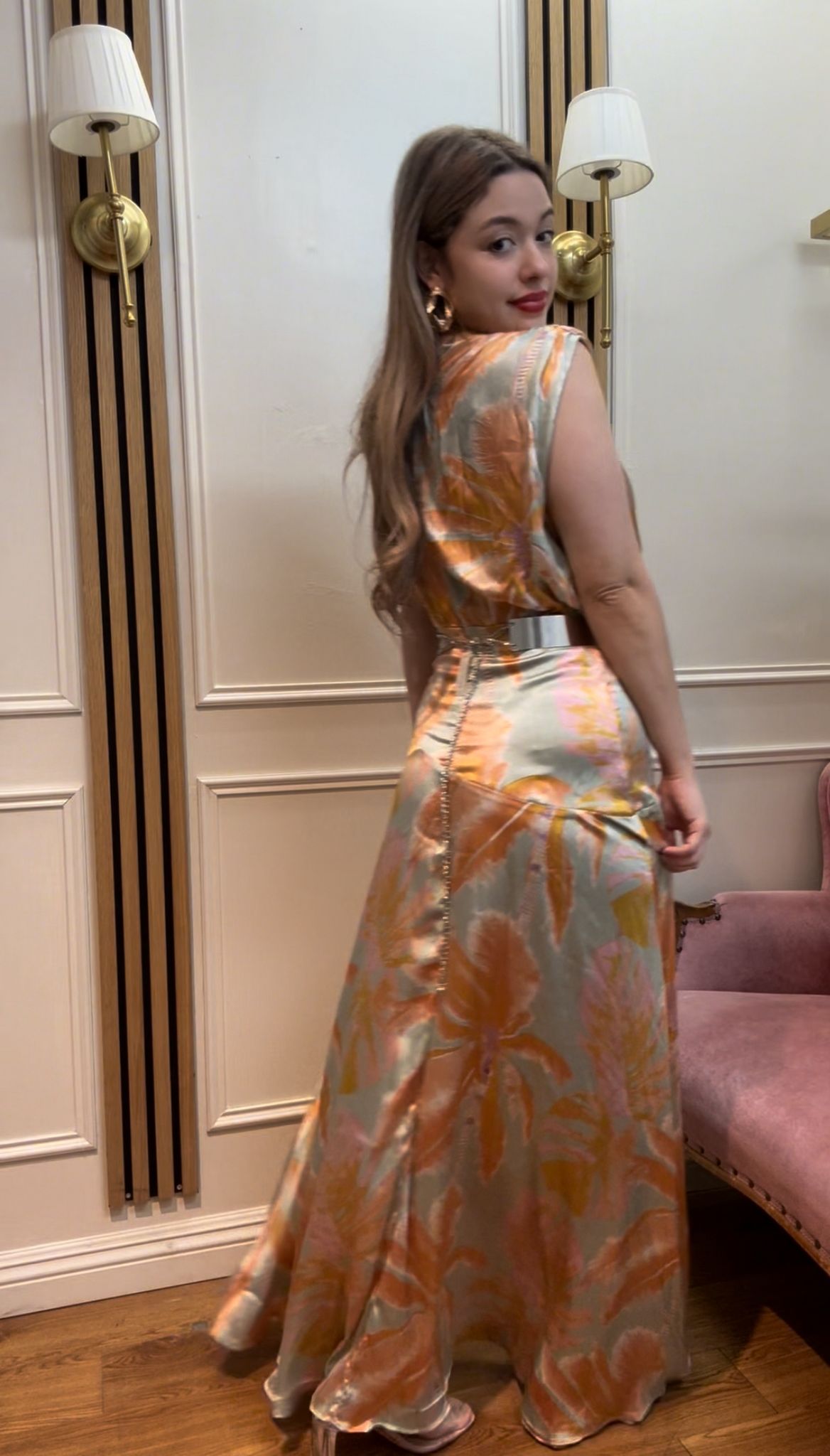Golden Tropics Dress