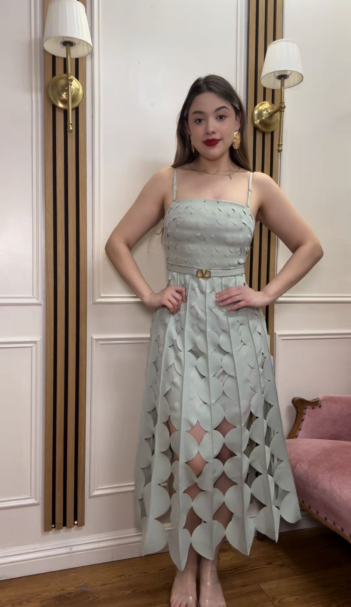 Sage & Sculpted Dress