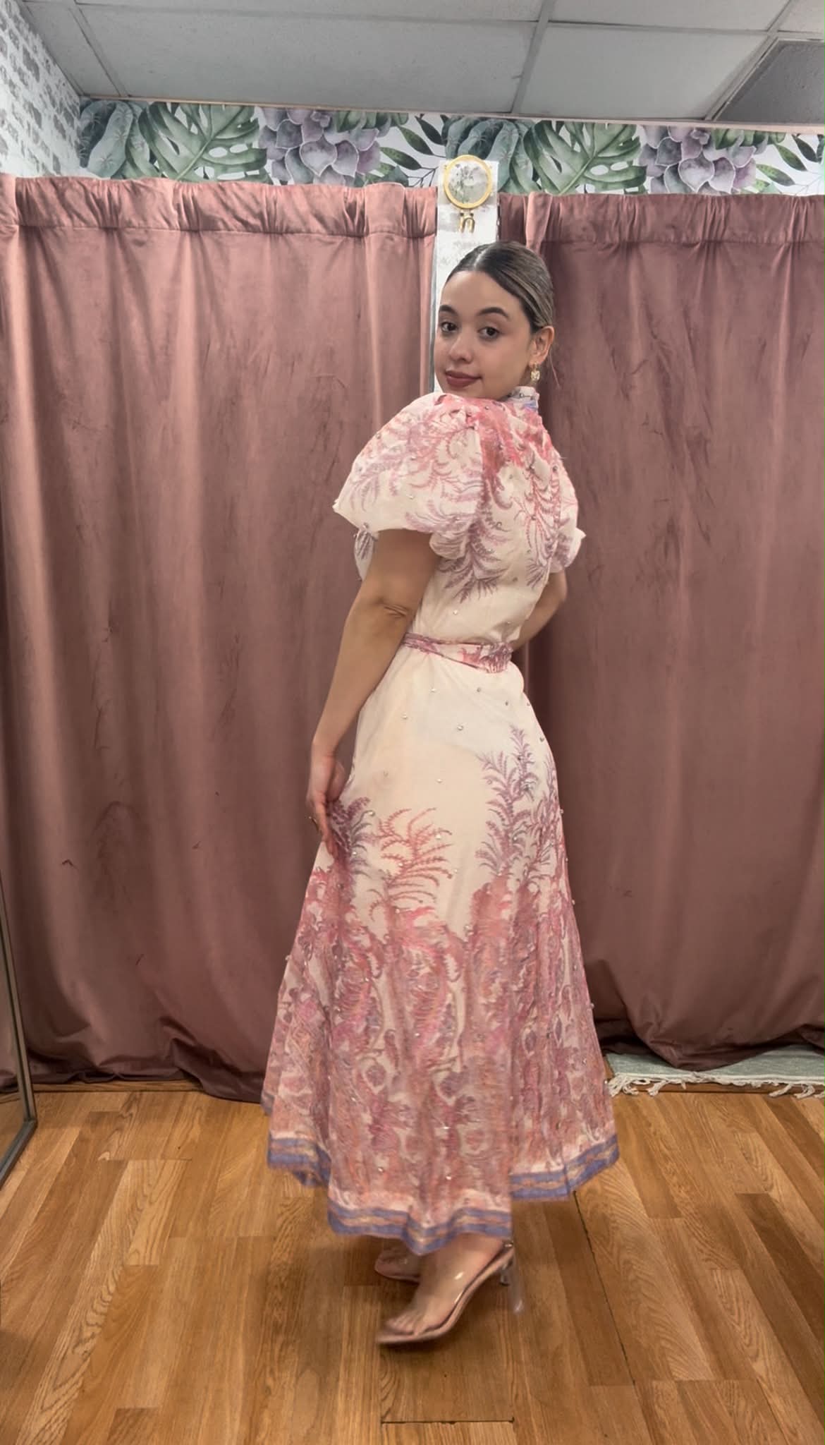 Coral Fern Maxi