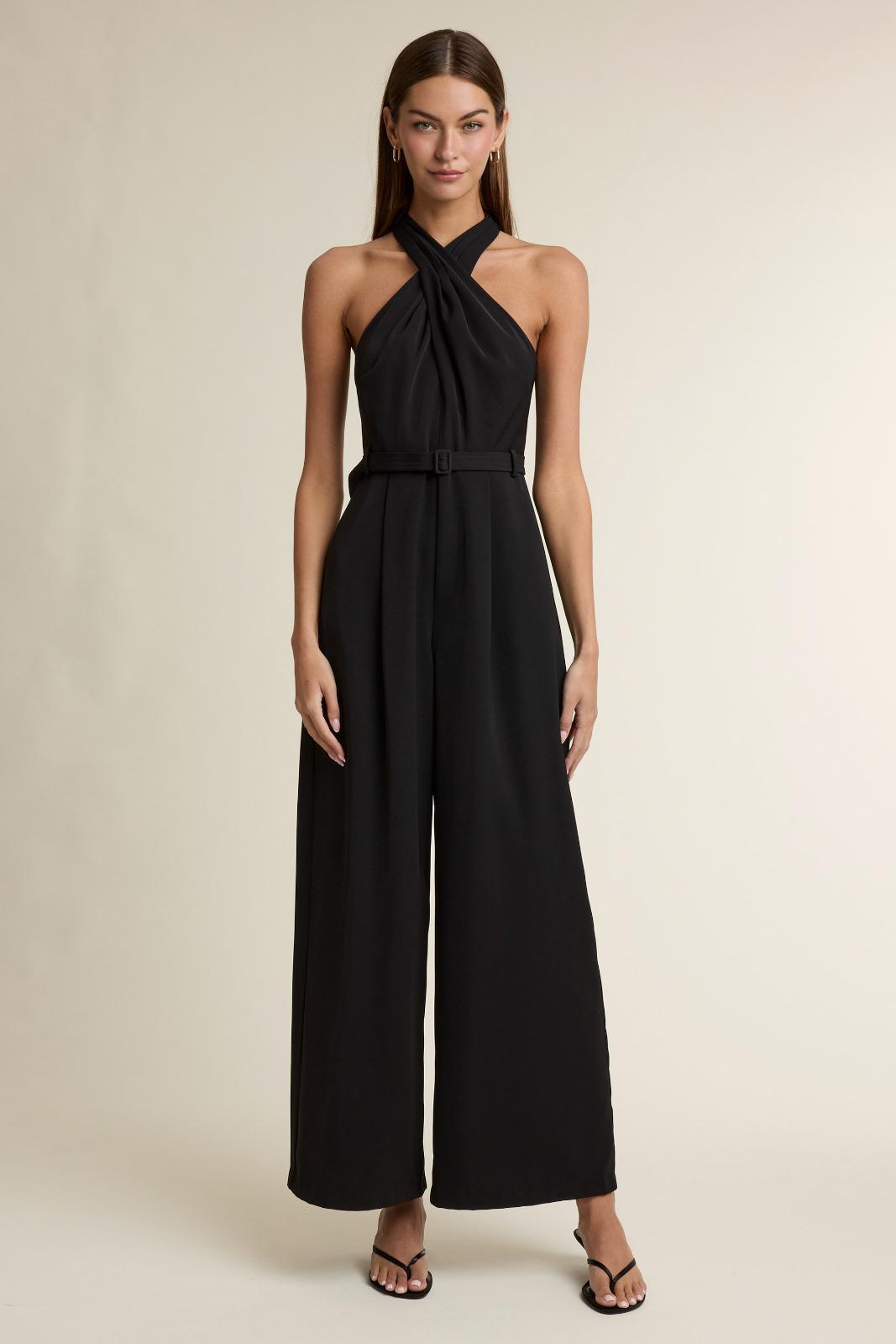 Black Twist Jumpsuit
