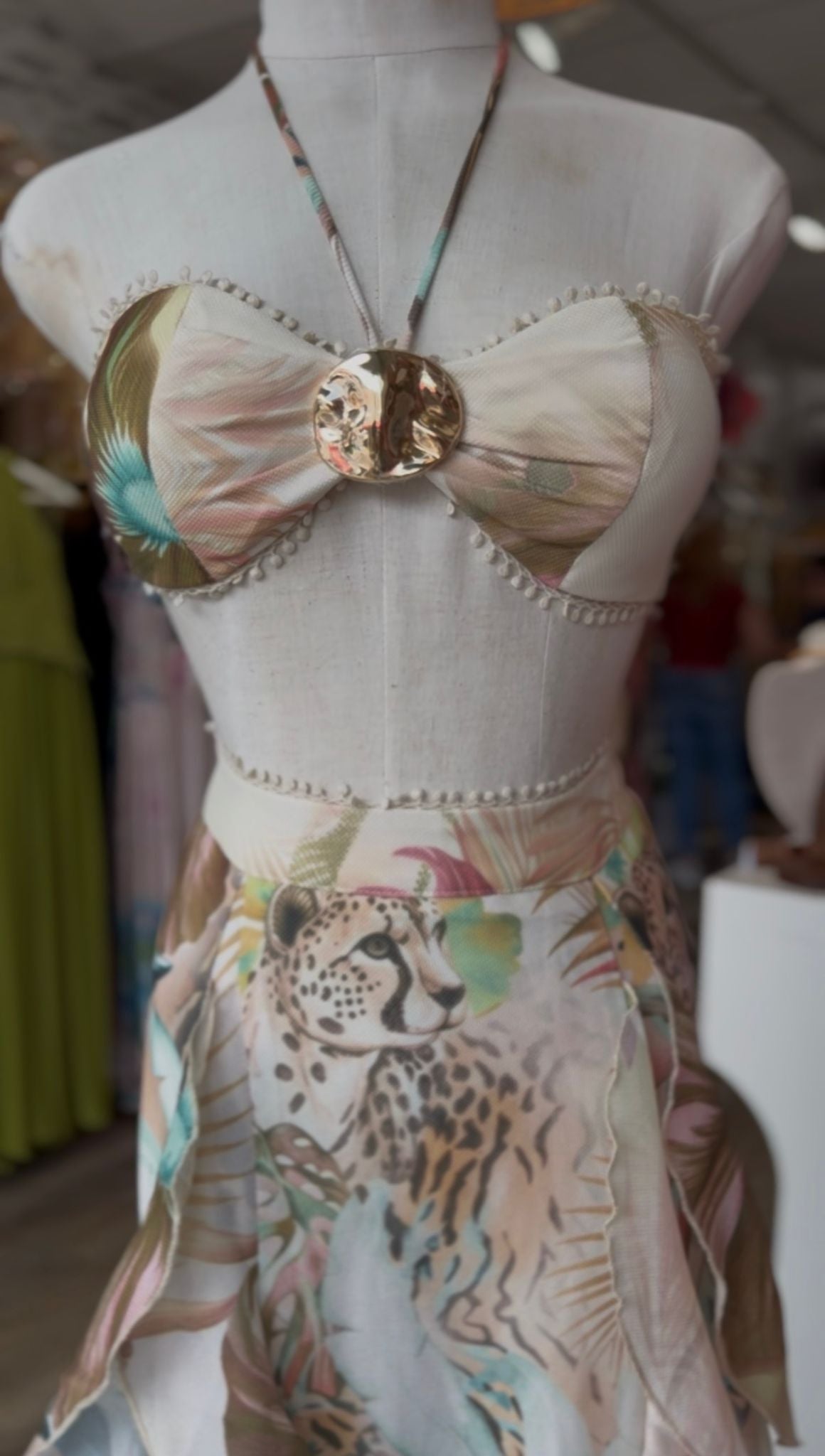 Tropical Cheetah Wrap Set