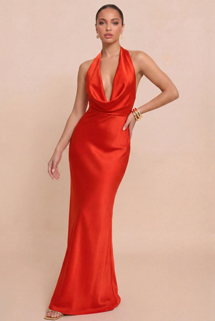 Ruby Satin Slip Dress