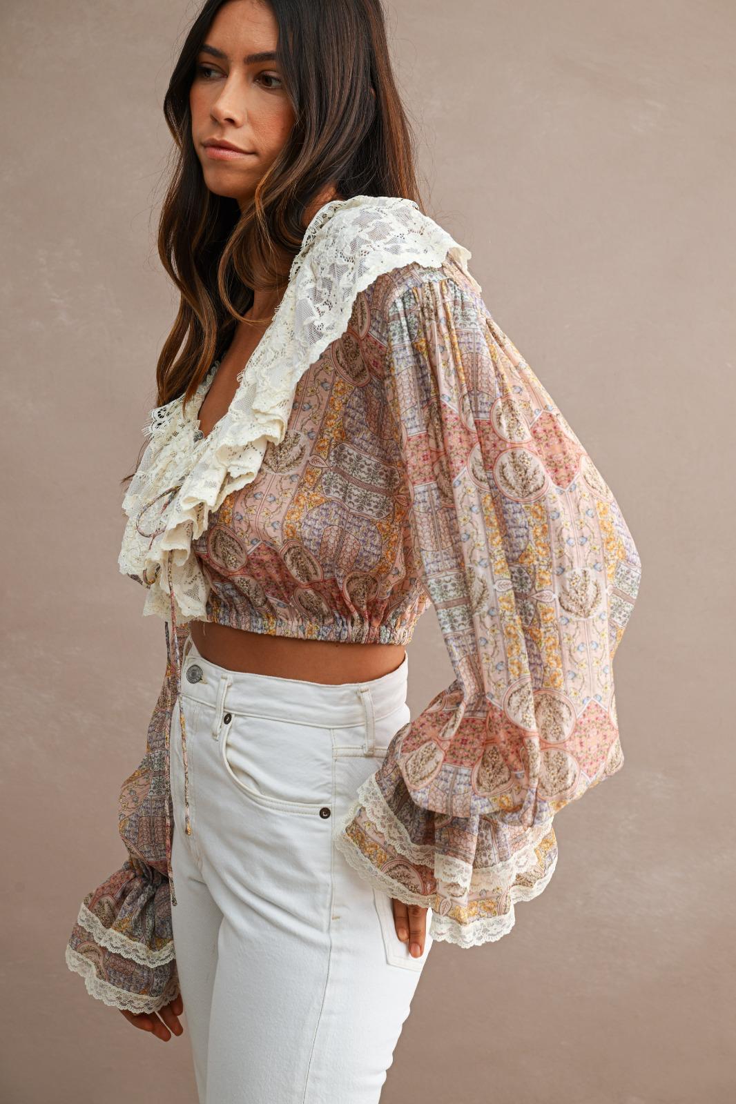Wildflower Patchwork Blouse