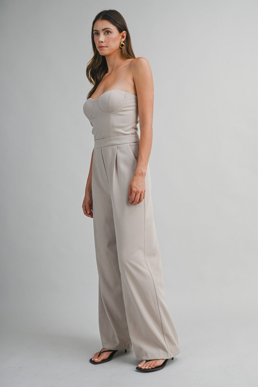 Tailored Bustier Jumpsuit