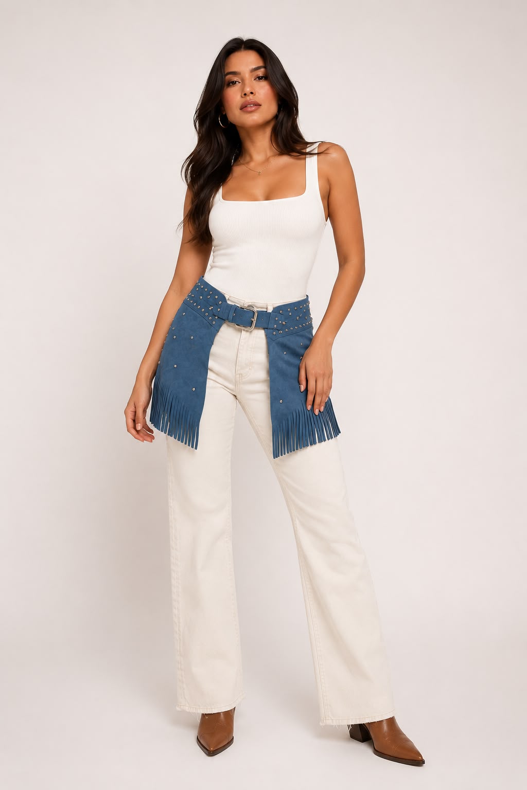 Fringe Statement Belt