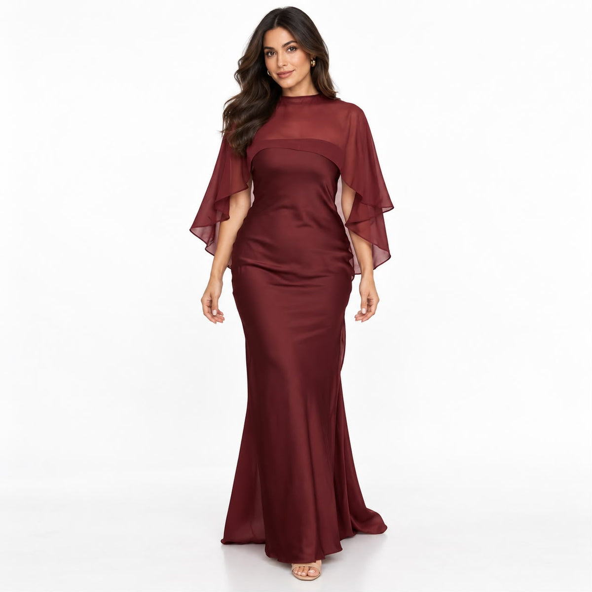 Burgundy Veil