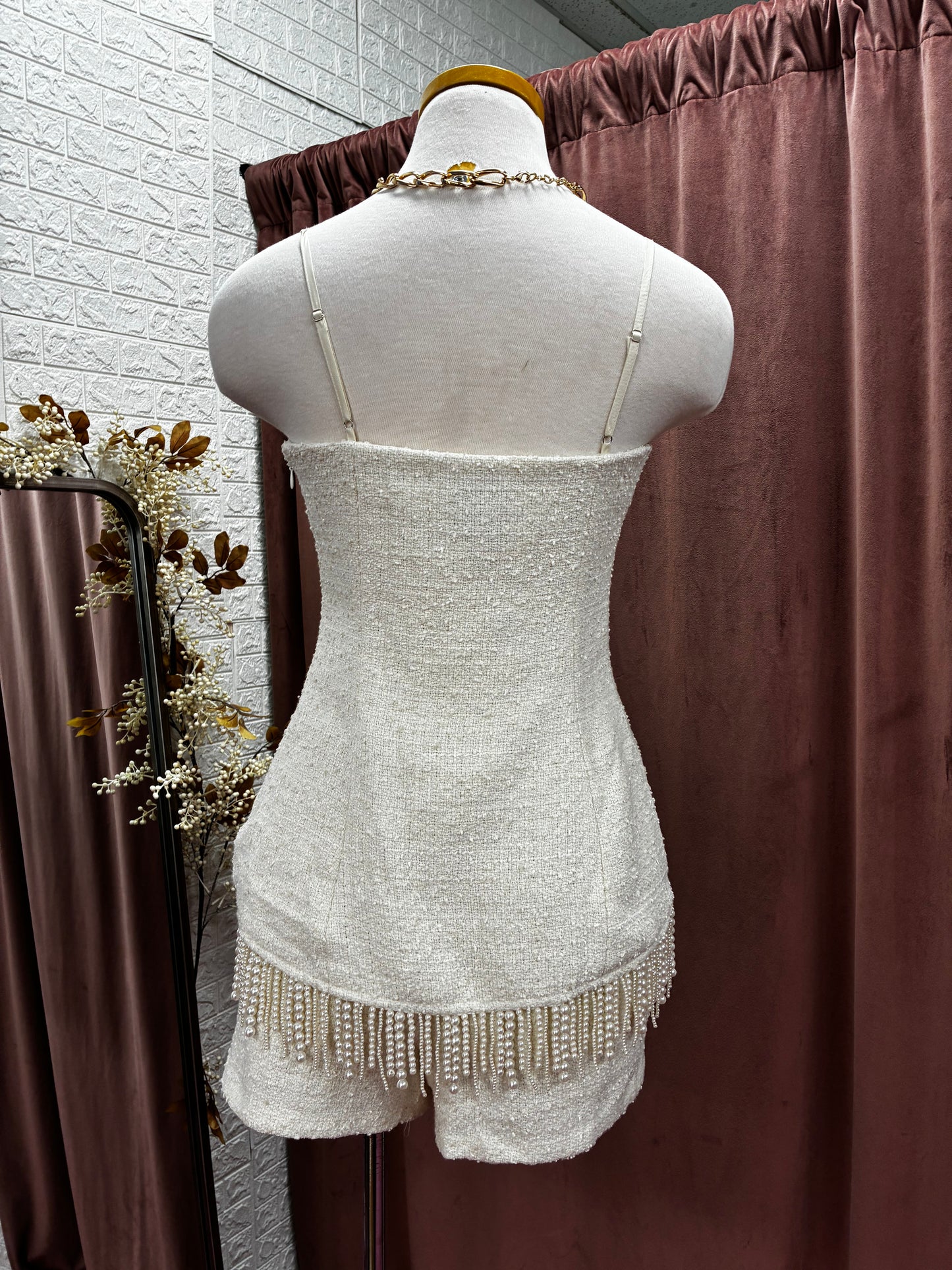 Beige set short and top