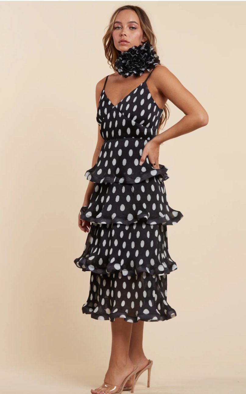 Classic Chic Polka Dot Dress