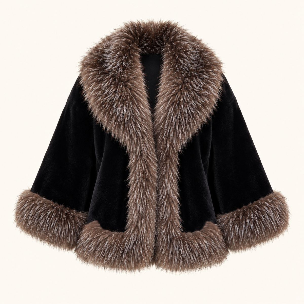 Luxe Fur Trim Coat