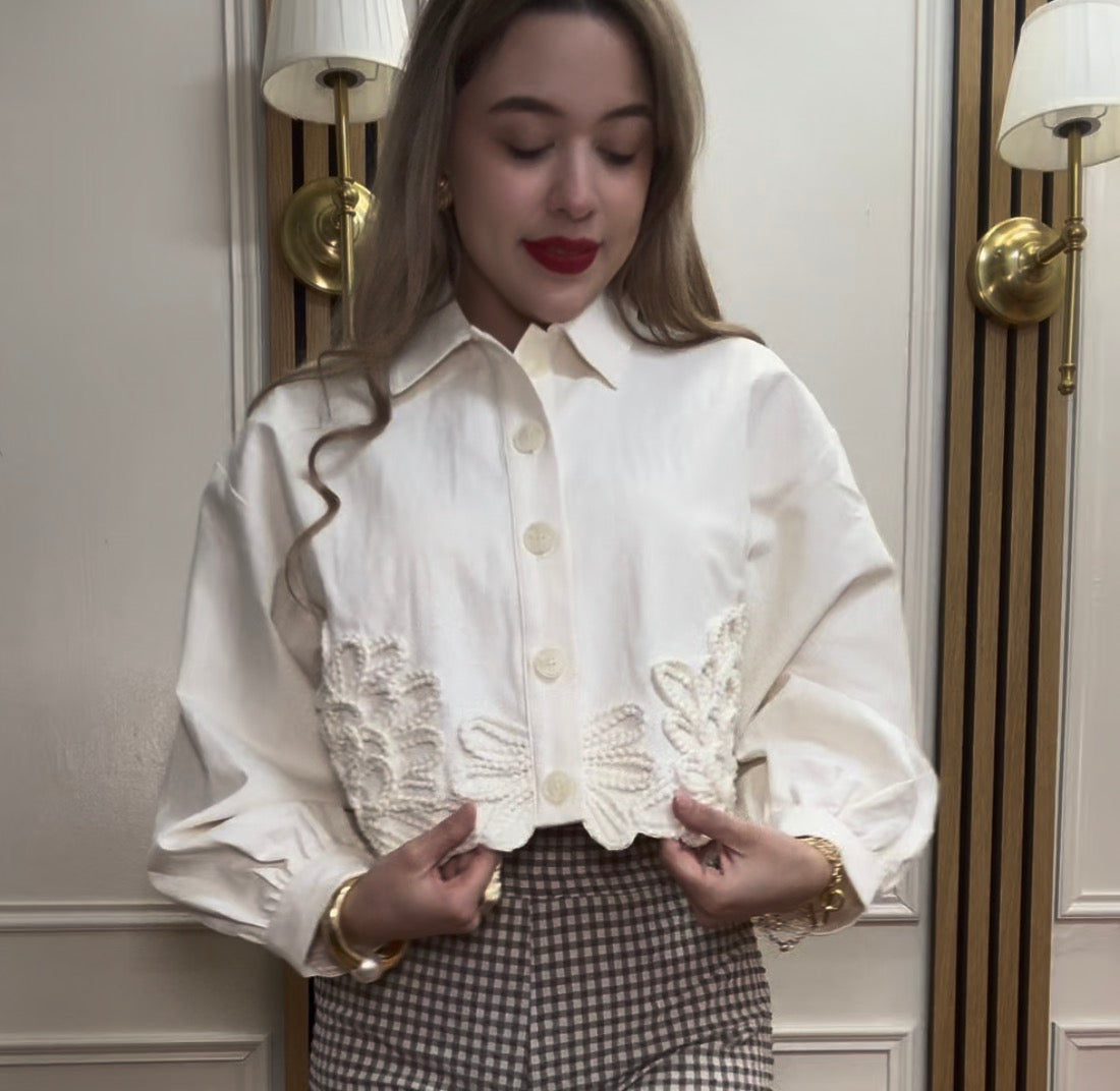 Ivory - embroidered Jacket