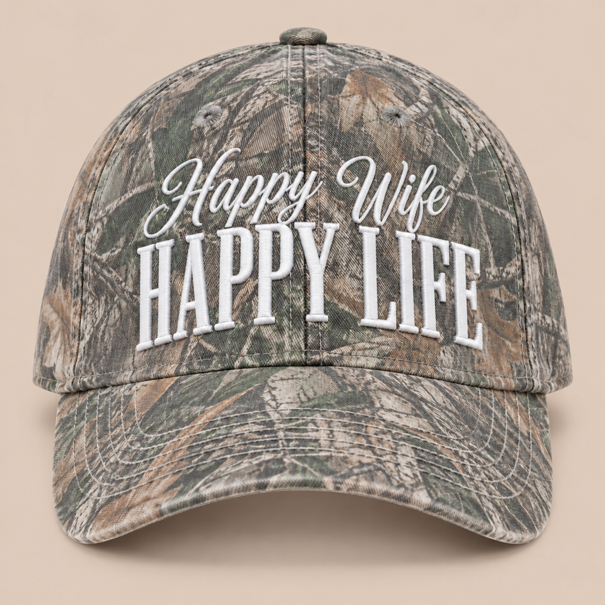 Happy wife, Happy life hat .