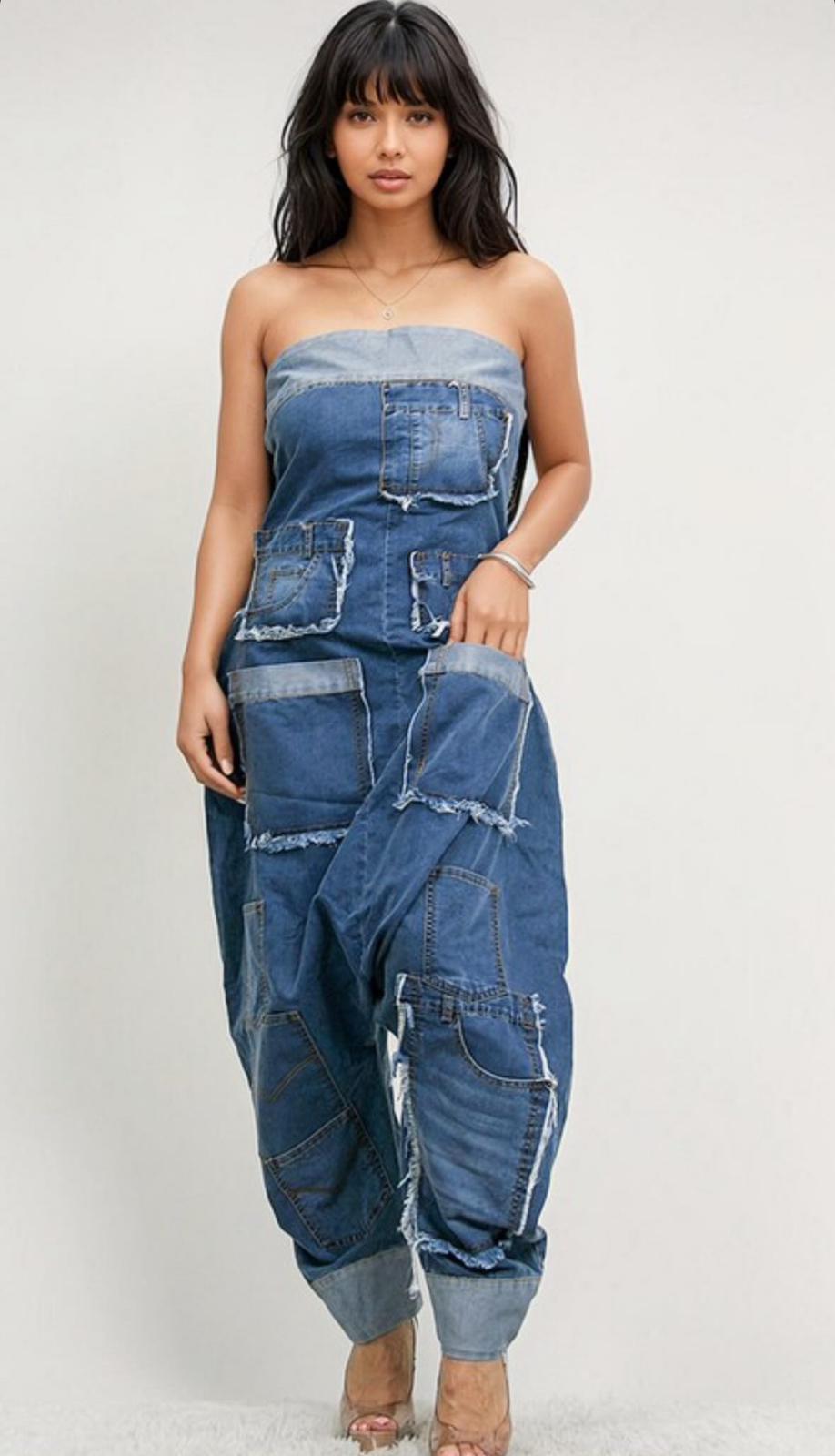 Denim jumpsuit