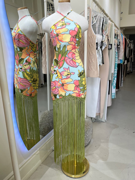 The Tropic Fringe Dress