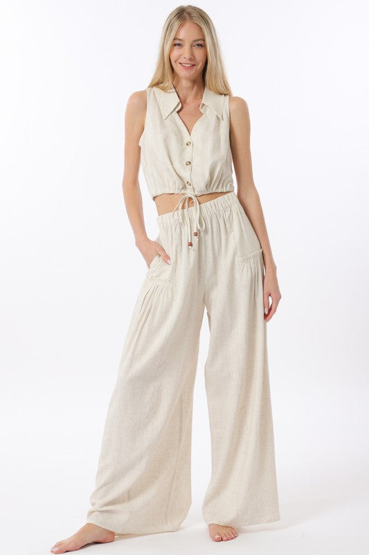 Sunset Chai Linen Set