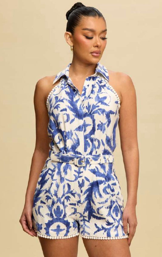 Indigo Breeze Romper