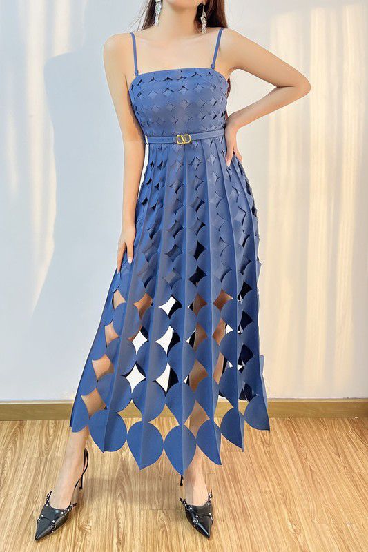 The Sapphire Bloom Dress