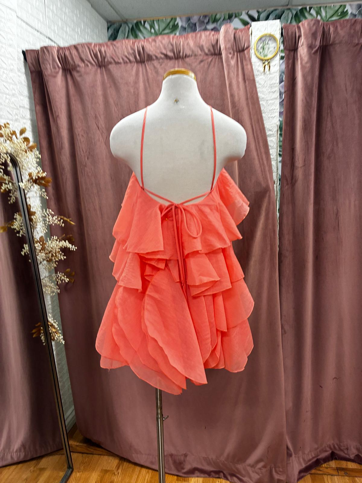 Sunset Petals Mini Dress