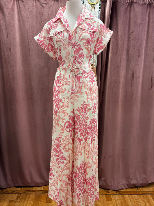 Rose Bloom Utility Suit