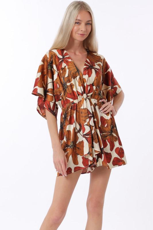 Tropical Bloom Romper