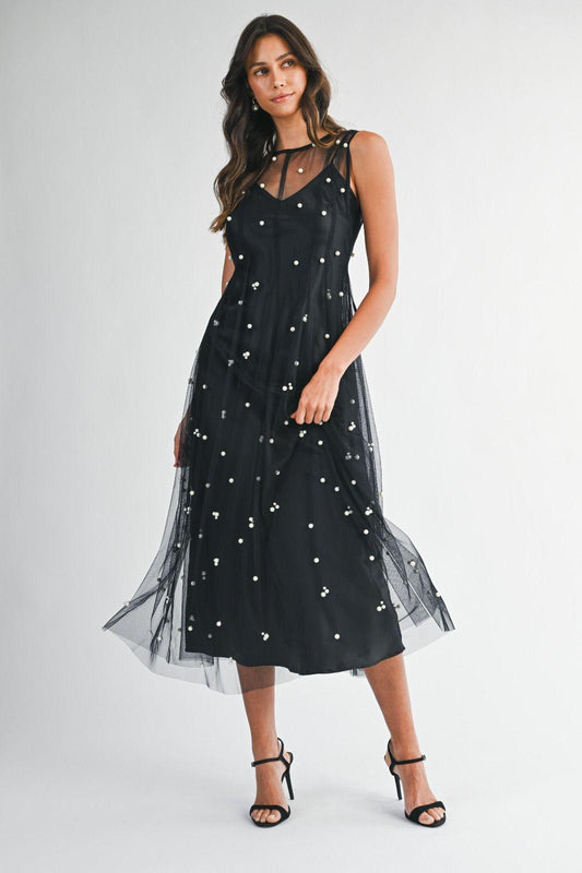 The Celeste Noir Dress