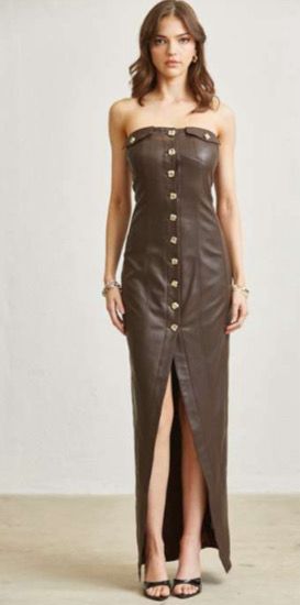The Coco Leather Dress