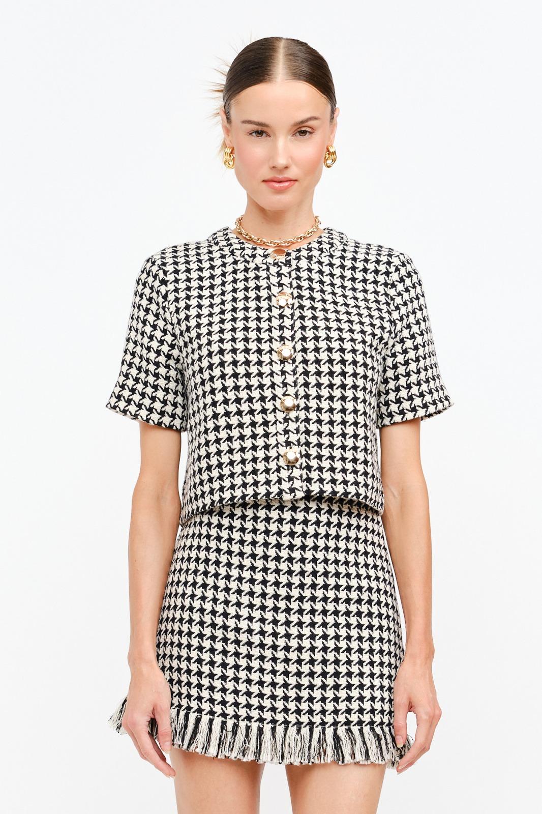 The Paris Tweed Mini Skirt