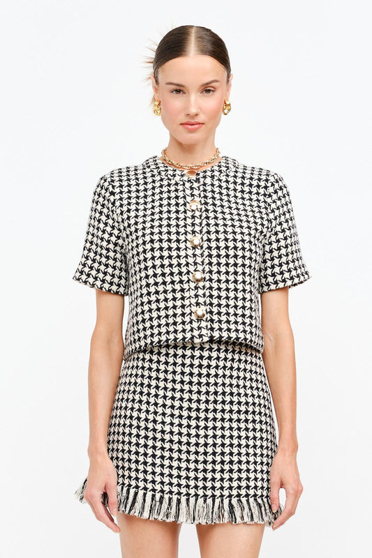 The Paris Tweed Mini Skirt