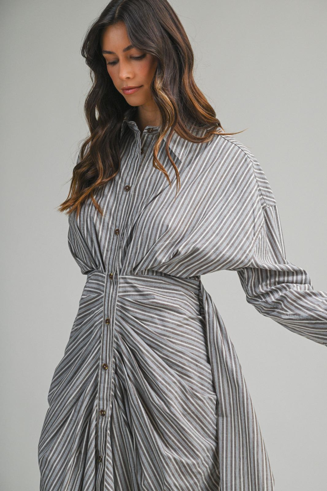 The Striped Muse Dress