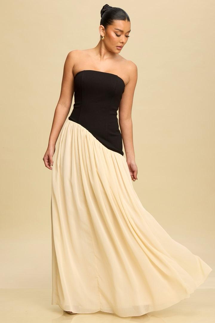 Midnight & Ivory Gown