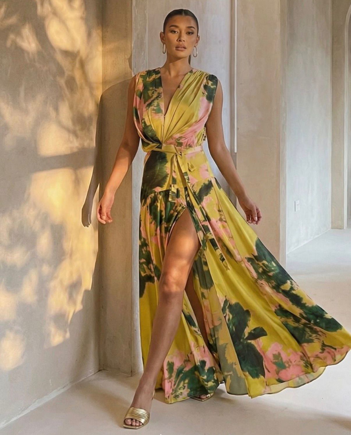 The Golden Garden Dress