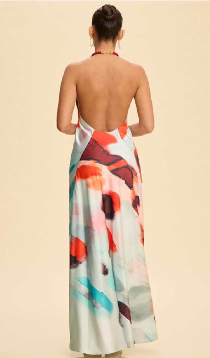 The Crimson Breeze Dress