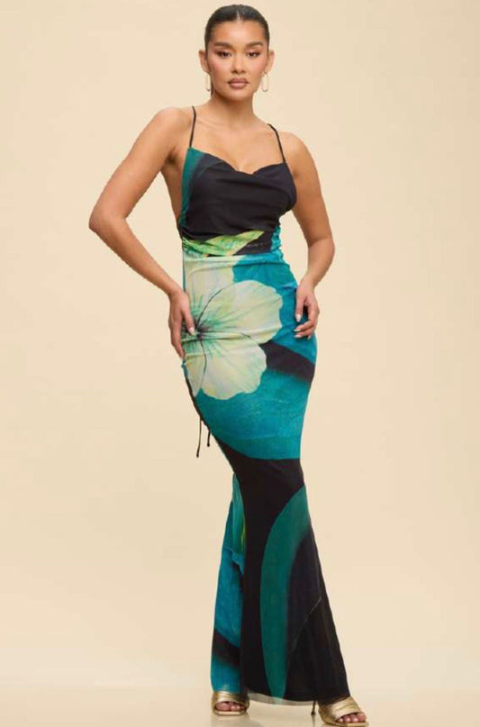 The Midnight Emerald Dress