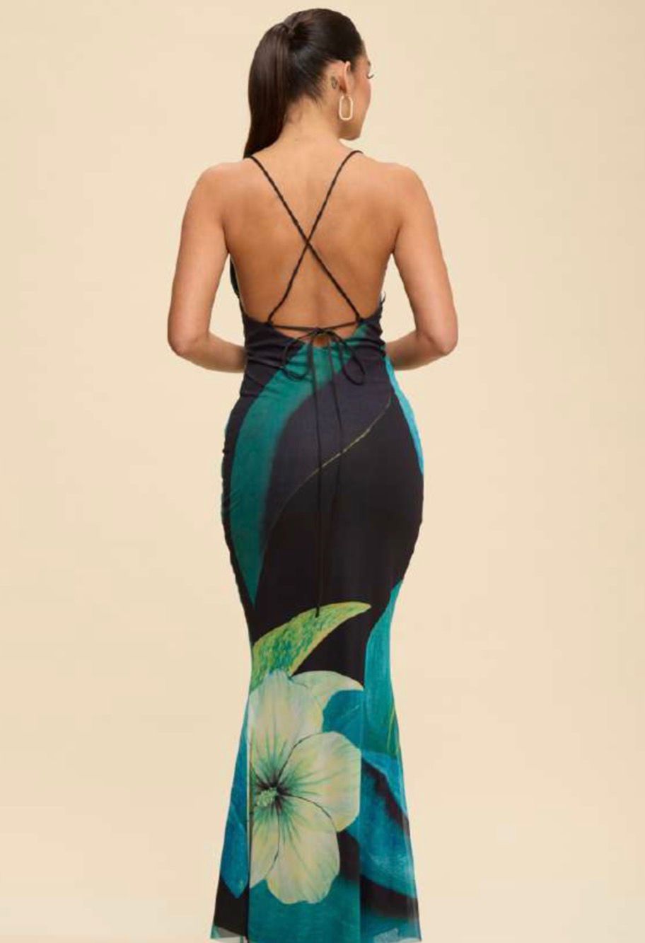 The Midnight Emerald Dress