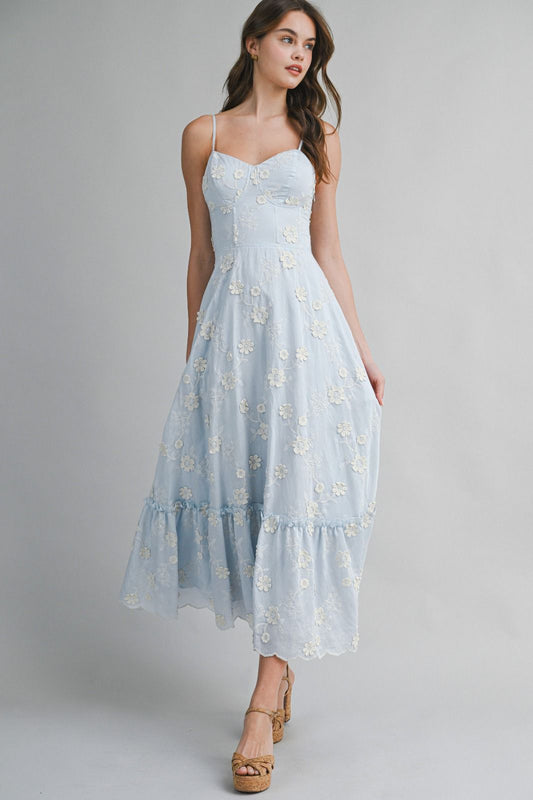 The Embroidered Sky Dress